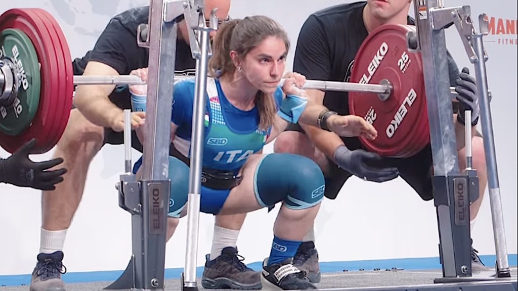 Sara Naldi (57KG) Scores Squat and Total Records at 2025 IPF World Classic Championships
