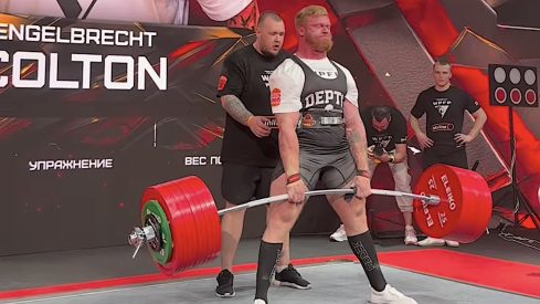 Colton Engelbrecht Sumo Deadlifts 500 Kilograms at a Powerlifting Meet