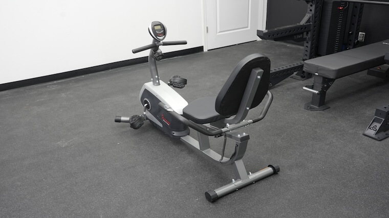 The Sunny Health and Fitness Essential Recumbent Bike