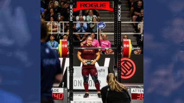 Von Rohr at the 2025 CrossFit Games